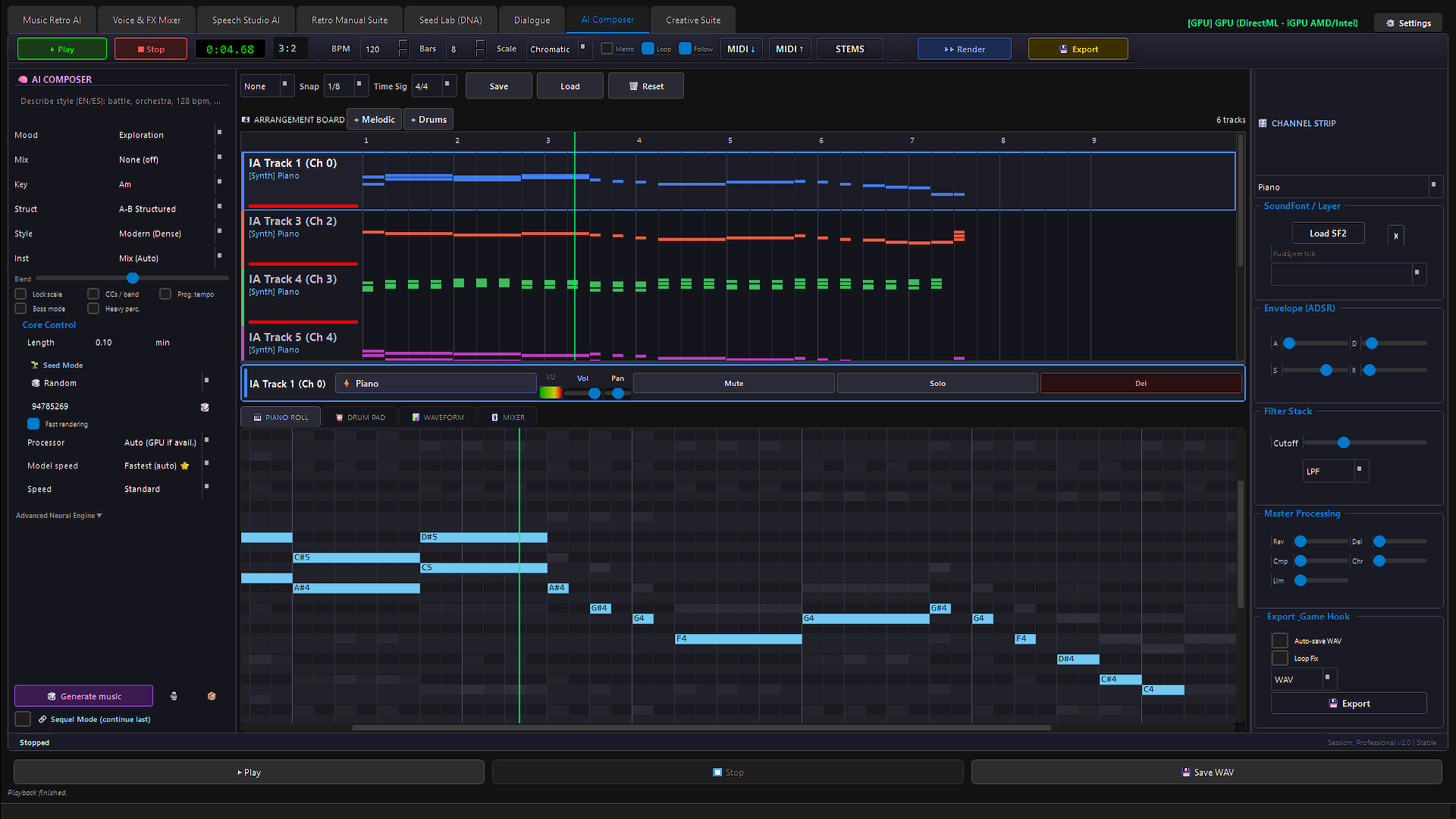 AI Composer — NeuralBeat Studio